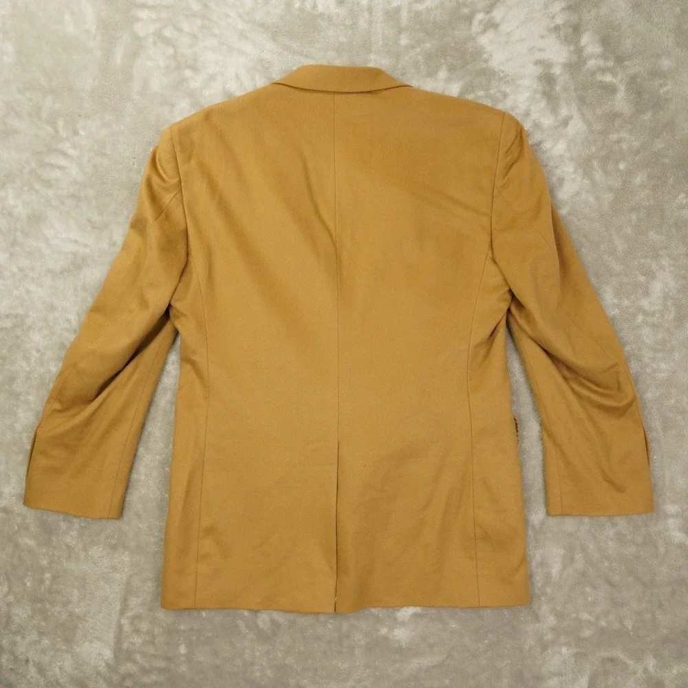 Jos. A. Bank Vintage 90s Cashmere Blazer Men's 40R Camel Brown Classic Old Money